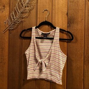 70s Style Crop Tank Top
